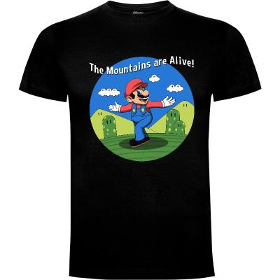 Camiseta The Mountains Are Alive! - Camisetas Retro
