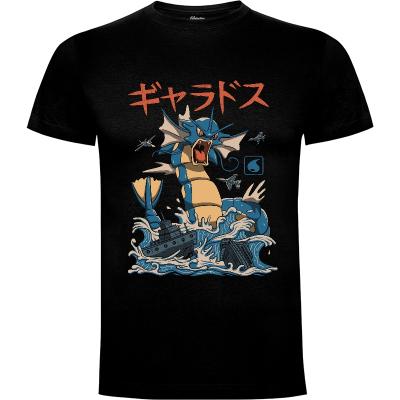 Camiseta Flying Water Kaiju - Camisetas Vincent Trinidad