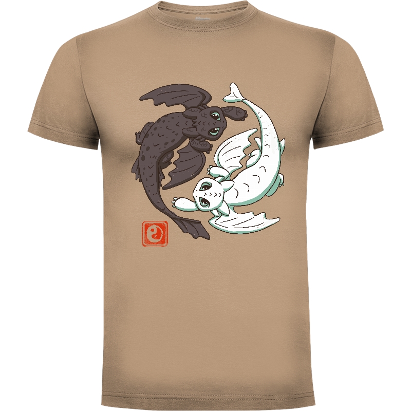 Camiseta Yin Yang Dragons