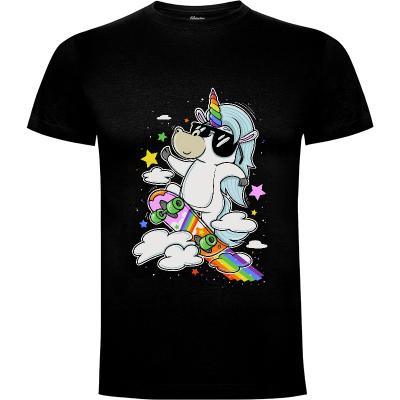 Camiseta Rainbow Skater - Camisetas Kawaii