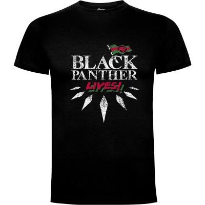 Camiseta Black Panther Lives! - Camisetas Musica