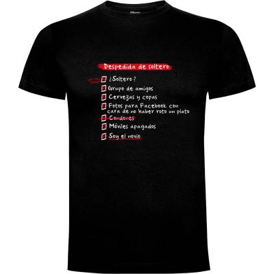 Camiseta Lista consejos Despedida de soltero(El novio) - Camisetas Con Mensaje