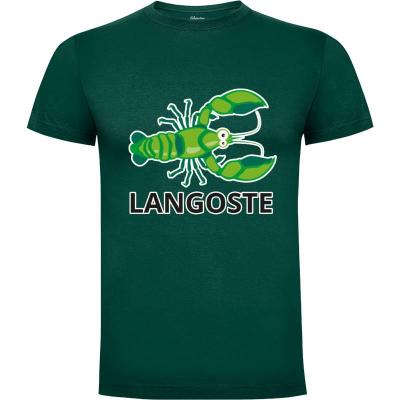 Camiseta Parodia Langoste ( Lacoste ) - Camisetas Graciosas