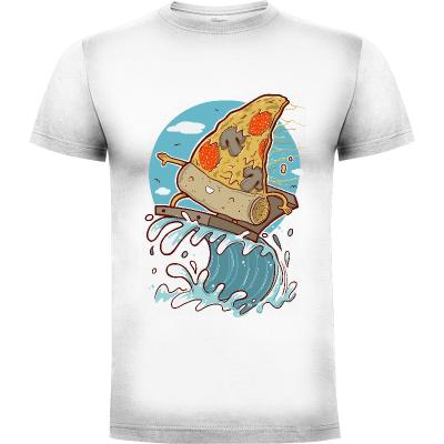 Camiseta Pizza Surfing - Camisetas Fernando Sala Soler
