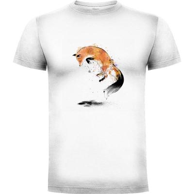 Camiseta Red Fox jumping into Snow - Camisetas DrMonekers
