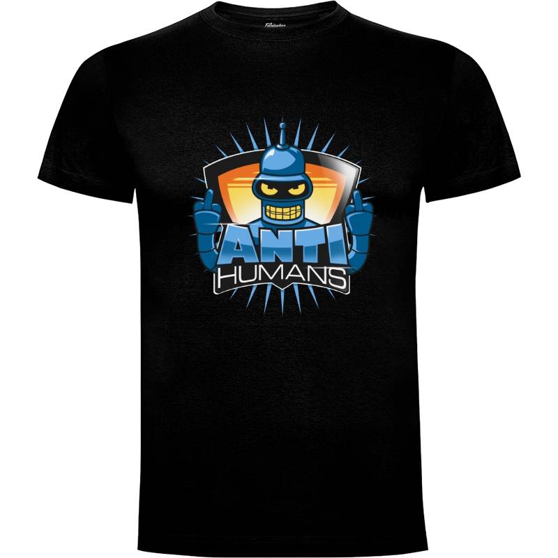 Camiseta Rude Bot Anti-Humans
