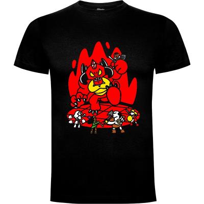 Camiseta Chibis battle Diablo - Camisetas Kawaii