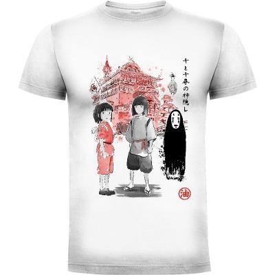 Camiseta Spirited Sumi-e - Camisetas Anime - Manga