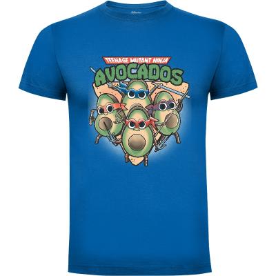 Camiseta Avocados ninja - Camisetas Trheewood - Cromanart