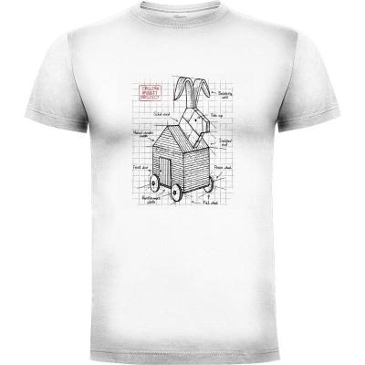 Camiseta Trojan rabbit - Camisetas Graciosas