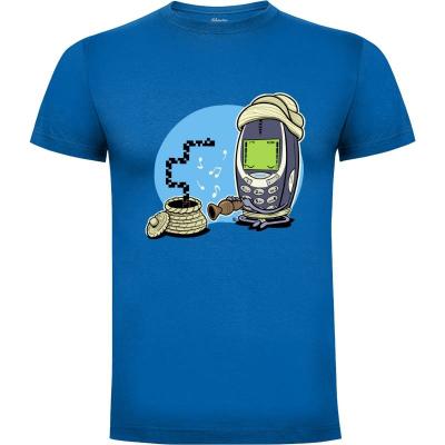 Camiseta Snake Charmer Phone - Camisetas Graciosas