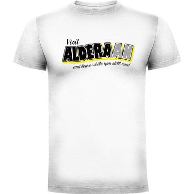 Camiseta Greetings from Alderaan - Camisetas MrDevelover