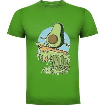 Camiseta Avocado Surfer - Camisetas Veganos