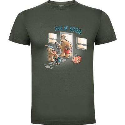 Camiseta Trick or kitten - Camisetas Trheewood - Cromanart
