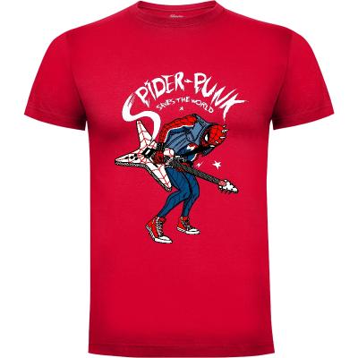 Camiseta SpiderPunk Saves the World - Camisetas Frikis