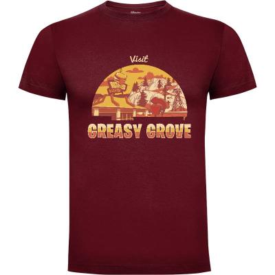 Camiseta Visit Greasy Grove - Camisetas Olipop