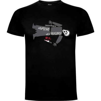 Camiseta Anatomy of Ghostface - Camisetas Paula García
