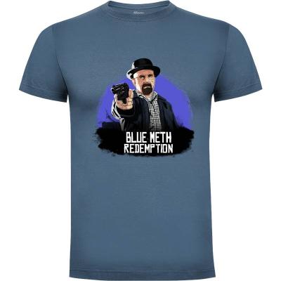 Camiseta Blue Meth Redemption - Camisetas Frikis